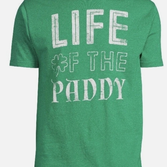 Celebrate It  NEW "Life of The Paddy" St. Patrick's Green Graphic Tee 2016 - Picture 3 of 7